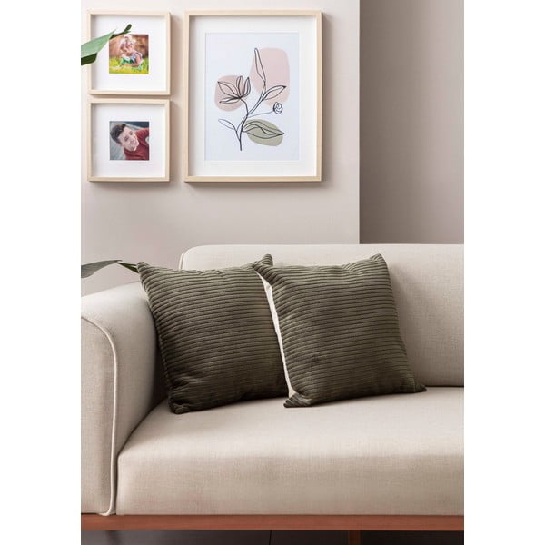 Fețe de pernă 2 buc. din catifea reiată 43x43 cm – Mioli Decor-image-3