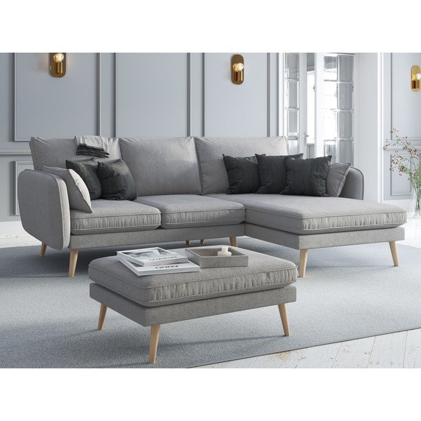 Taburet Kooko Home Lento, gri-image-1