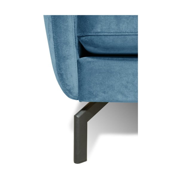 Canapea albastră   din catifea 230 cm Magic - Scandic-image-4