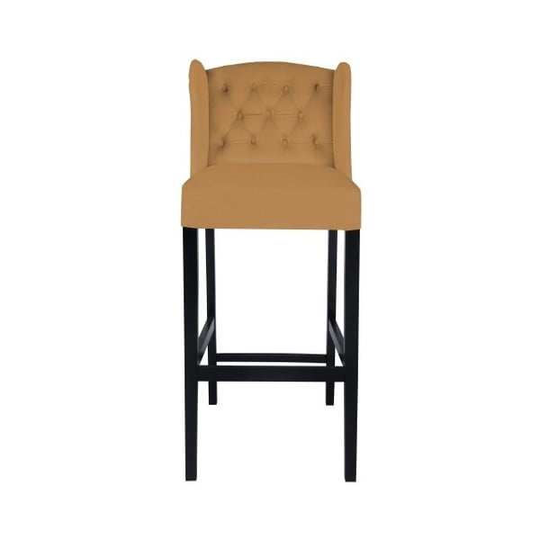 Scaun de bar Mazzini Sofas Roco, galben muştar-image-1