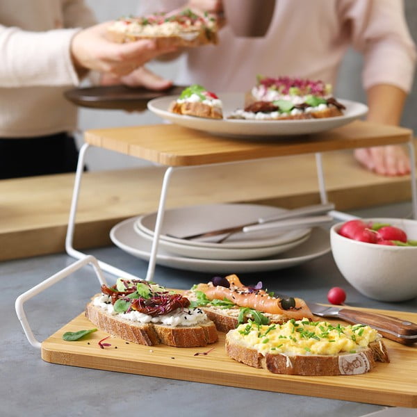 Tocător din bambus de servire/de tăiat 22x36 cm Online – Tescoma-image-1