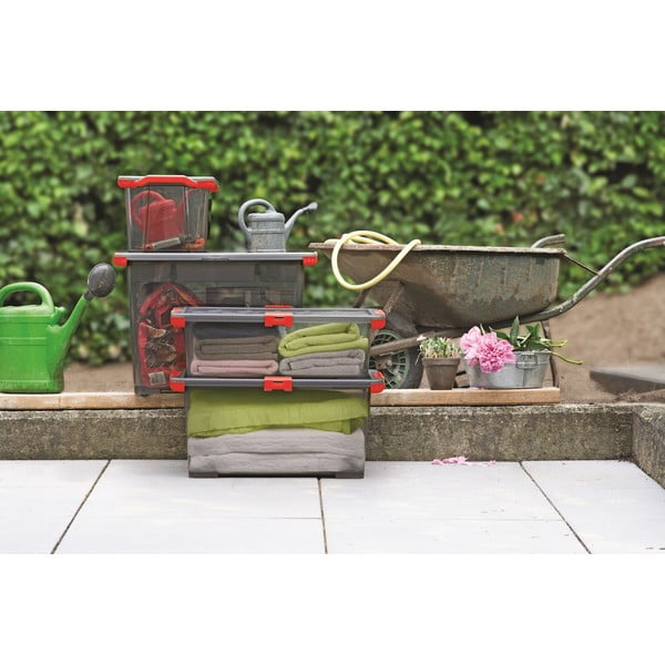 Cutie de depozitare din plastic cu capac Evo Total - Rotho-image-2