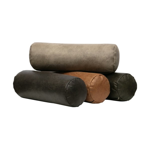 Pernă decorativă din piele  ø 20 cm Spool – WOOOD-image-1