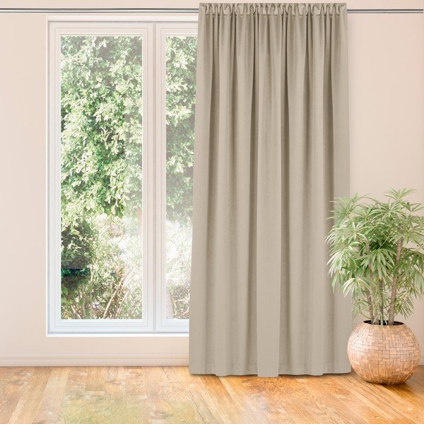 Draperie crem 265x270 cm Vila – Homede-image-1