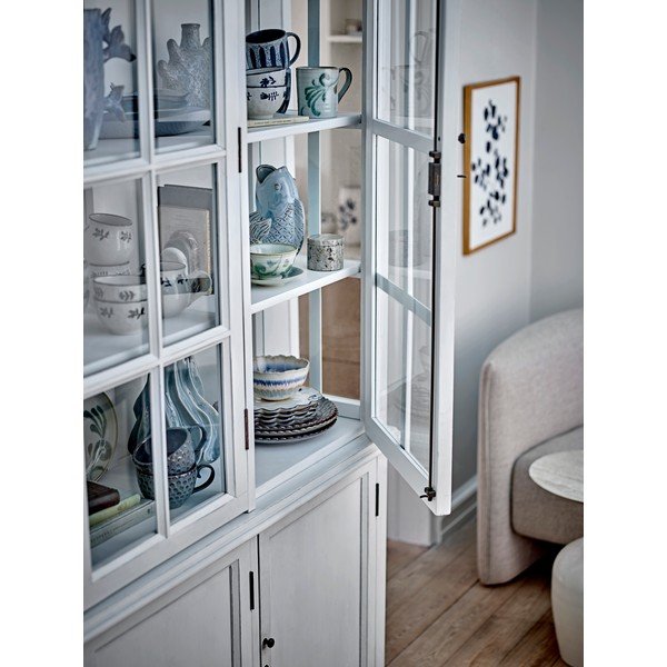 Boluri mici albastre/crem 4 buc. din gresie Eimy – Bloomingville-image-3