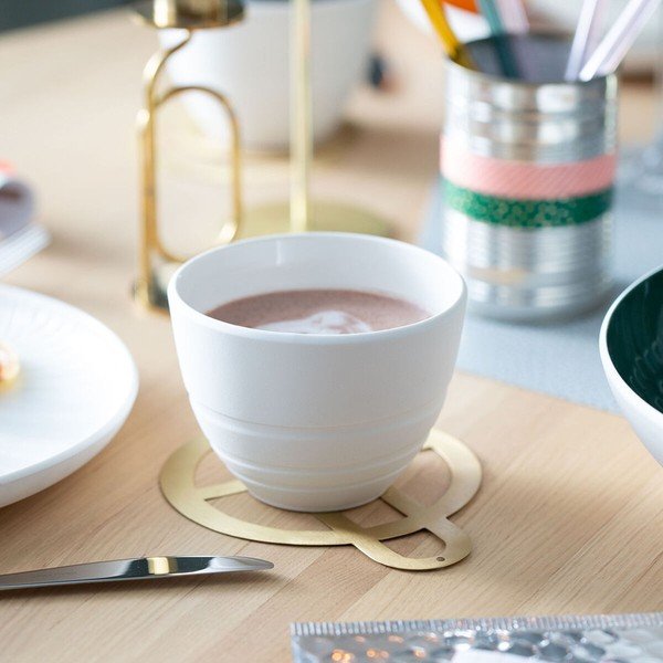 Cană din porțelan Villeroy & Boch Leaf, 450 ml, alb-image-2