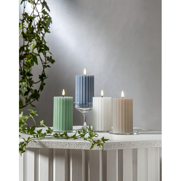 Lumânare LED (înălțime 15 cm) Flamme Stripe – Star Trading-image-3