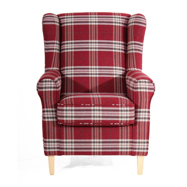 Fotoliu înflorat Max Winzer Lorris, roșu-image-3