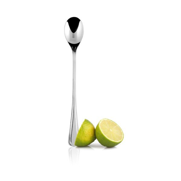 Set de linguri lungi argintiu din oțel inoxidabil 6 buc. pentru 6 persoane London – Kulig-image-1