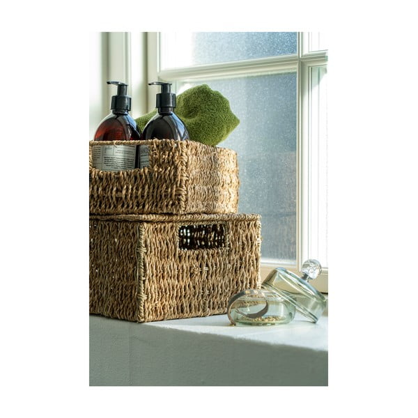 Coșuri de depozitare 2 buc. din iarbă-de-mare Venosa – House Nordic-image-4