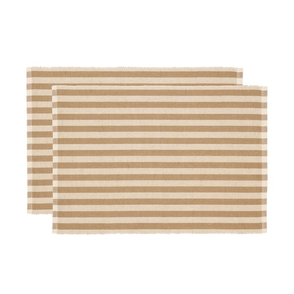 Suport pentru farfurii 2 buc. din material textil 33x48 cm Statement Stripe – Södahl