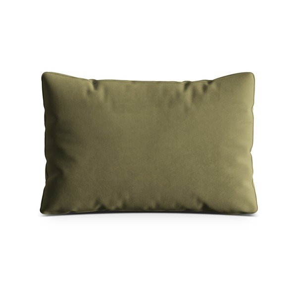 Pernă pentru canapea verde cu tapițerie din catifea Kemi – Cosmopolitan Design