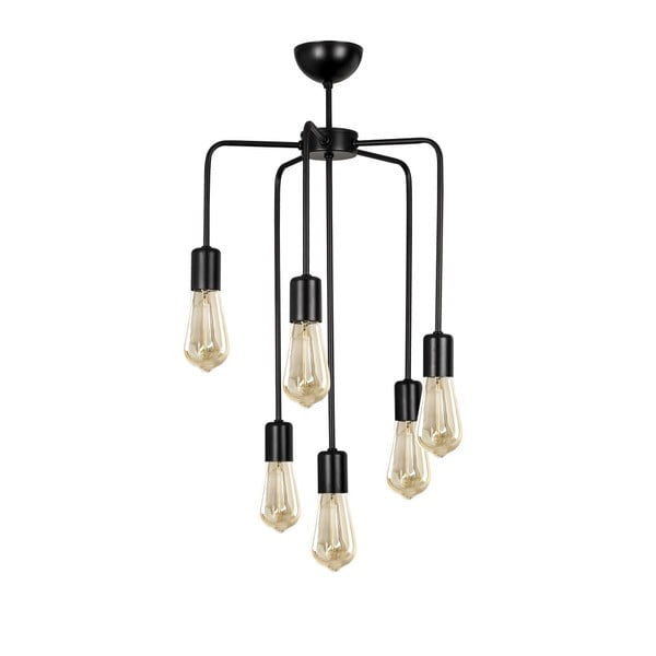 Lustră metalică Opviq lights Linos, negru-image-4