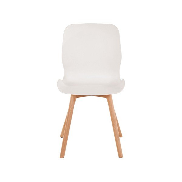 Scaune de dining albe 2 buc. din plastic Lance – Støraa-image-1