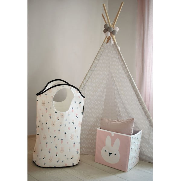Cutie de depozitare pentru copii din țesătură Sweet Bunnies - Butter Kings-image-1