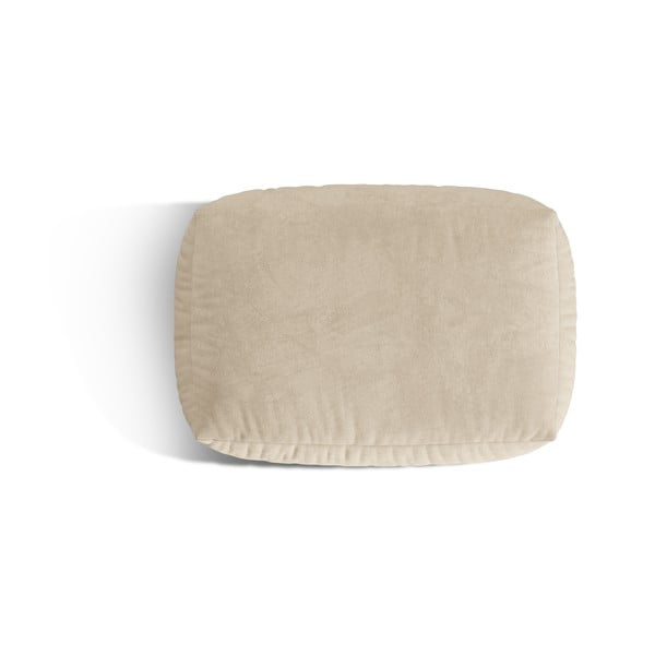 Taburet modular bej cu tapițerie din catifea Martina – Micadoni -image-2