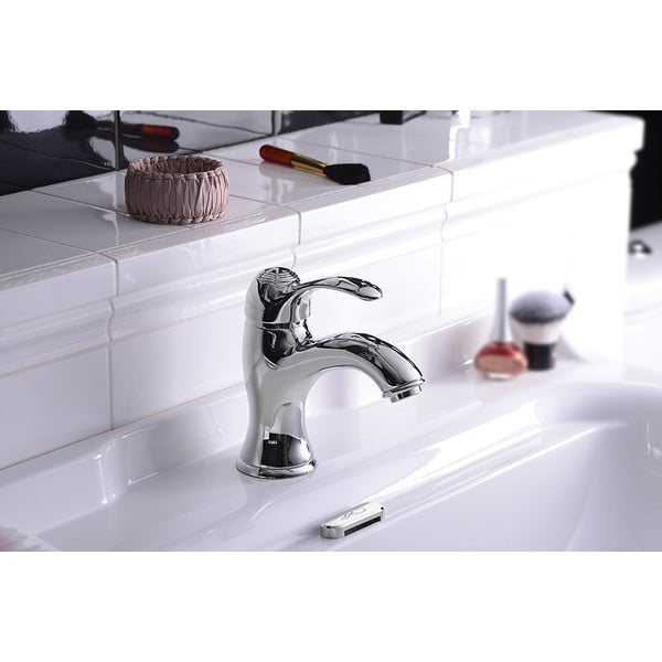 Baterie argintie pentru chiuvetă înaltă Kirké – Sapho-image-1