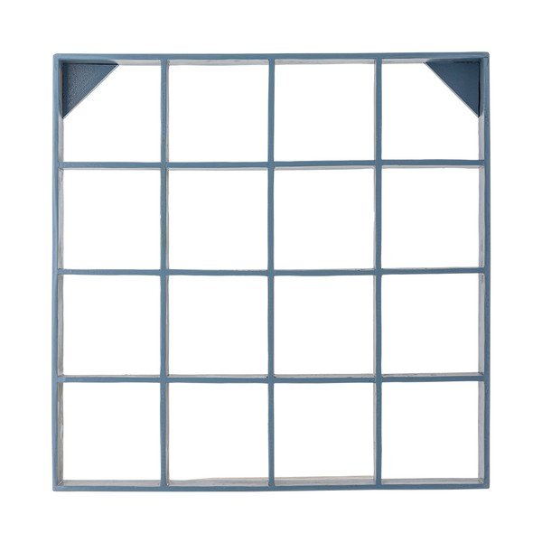 Raft albastru etajat din lemn reciclat 70 cm Bekka – Bloomingville