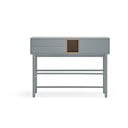 Masă consolă albastră/gri 35x120 cm Corvo – Teulat