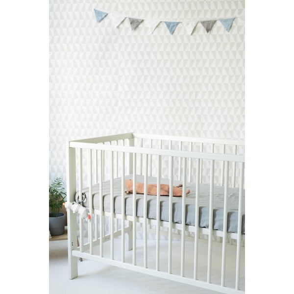 Cearșaf din in pentru copii Linen Tales Nature, 90 x 200 cm, gri-image-3