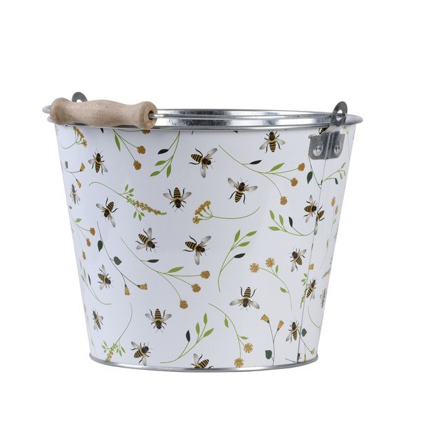 Găleată de grădină cu model Esschert Design Bee, 5 l
