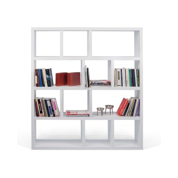 Bibliotecă albă 150x159 cm Berlin – TemaHome-image-3