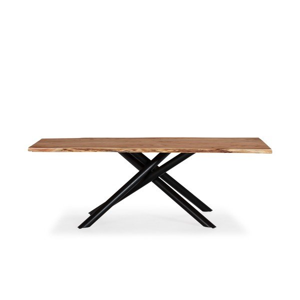 Masă de dining din lemn de acacia 100x220 cm Anuri – MOME-image-4