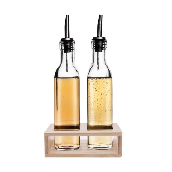 Set olivieră și oțetieră din sticlă – Orion-image-1