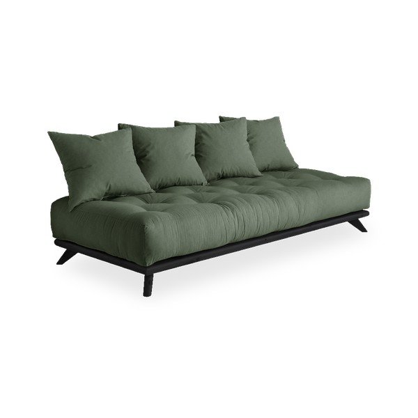 Canapea Karup Design Senza Black/Olive Green, verde-image-1