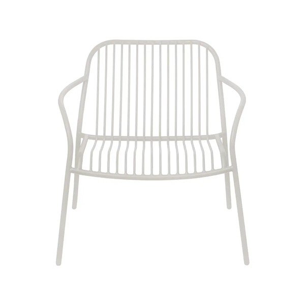 Fotoliu de grădină gri deschis din metal Yua Wire – Blomus-image-2