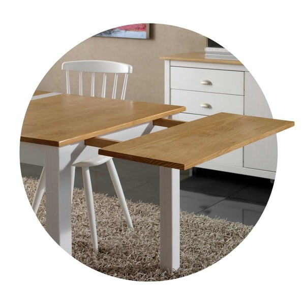 Blat suplimentar pentru masă din lemn masiv de pin Marckeric Jade-image-1