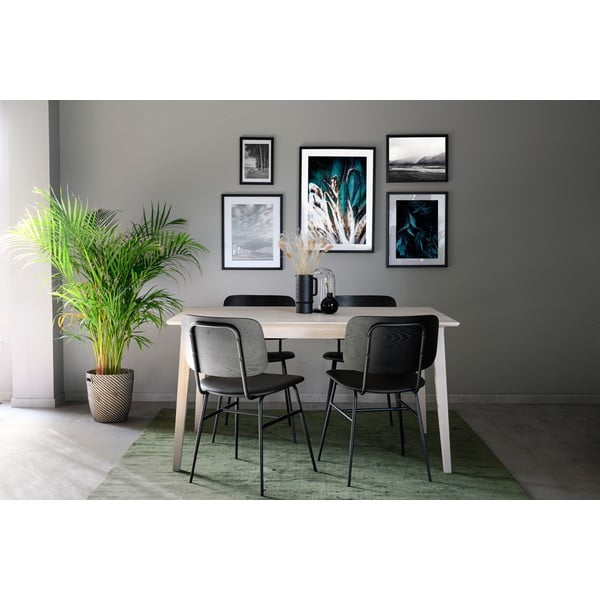 Masă de dining din stejar lăcuit Rowico Filippa, 140 x 90 cm, mat-image-2