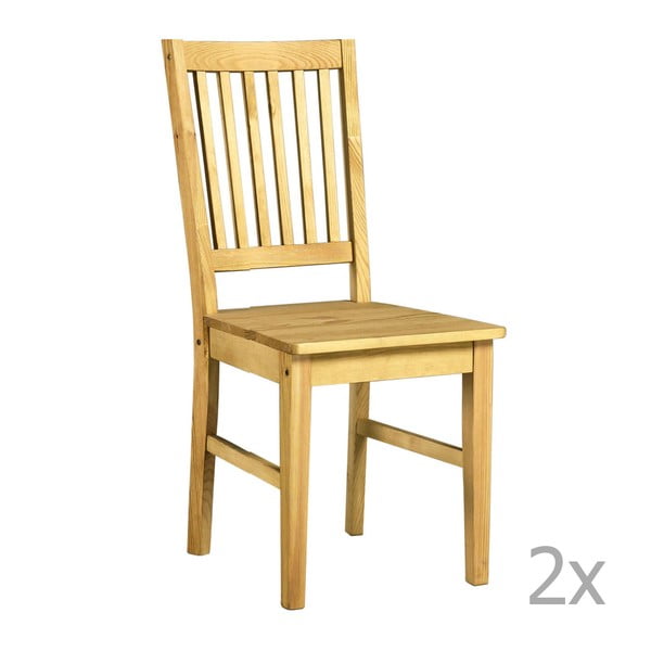 Set 2 scaune din lemn masiv 13Casa Ginger