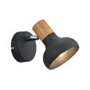 Aplică de perete negru-mat ø 10 cm Latika – Reality
