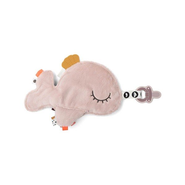 Jucărie roz cu clip de suzetă Wally - Done by Deer-image-1