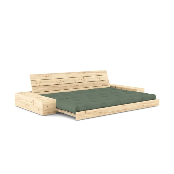 Canapea verde extensibilă 244 cm Base – Karup Design-image-4