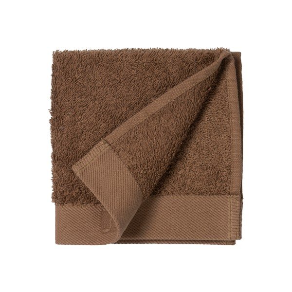 Prosop din bumbac froté Södahl Wood, 30 x 30 cm, roșu - maro-image-2