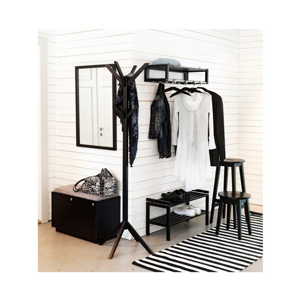 Pantofar negru cu bancă Confetti – Rowico-image-3