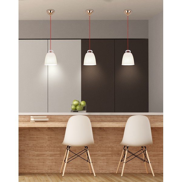 Lustră albă cu abajur din ceramică Sewilla – Candellux Lighting-image-2