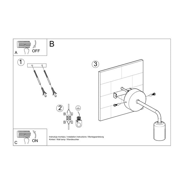 Aplică Sollux Donato, negru-image-4