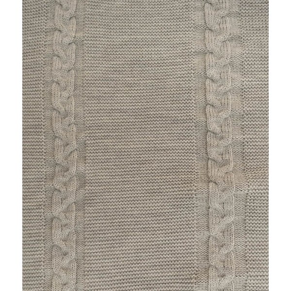 Cuvertură bej 200x220 cm Trenza – Oyo Concept-image-3