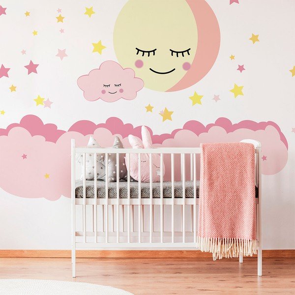 Autocolant Ambiance Clouds And Scandinavian Stars-image-1