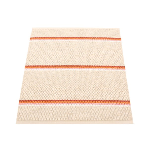 Covor pentru exterior și interior cărămiziu/crem 70x90 cm Olle Brick Cream – Pappelina