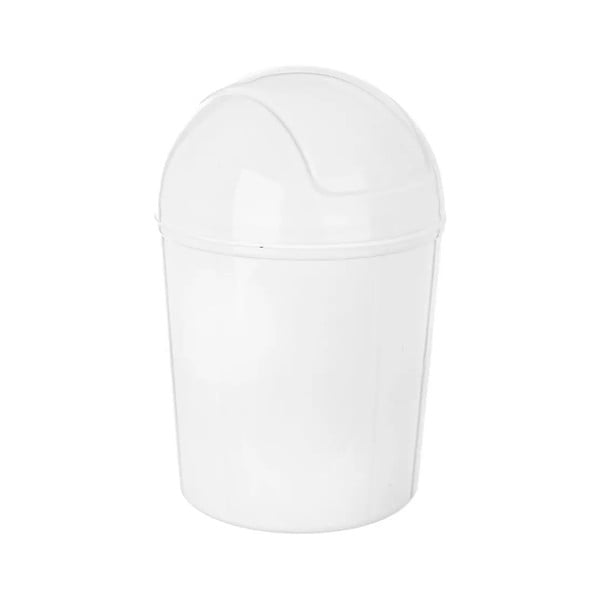 Coș de gunoi alb din plastic 920 ml – Orion