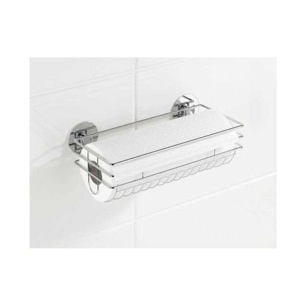 Suport autoadeziv pentru prosoape de hârtie Wenko Turbo-Loc, până la 40 kg-image-3