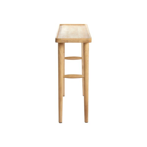 Masă consolă în culoare naturală din lemn de mango 30x120 cm Qiano – Light & Living-image-2