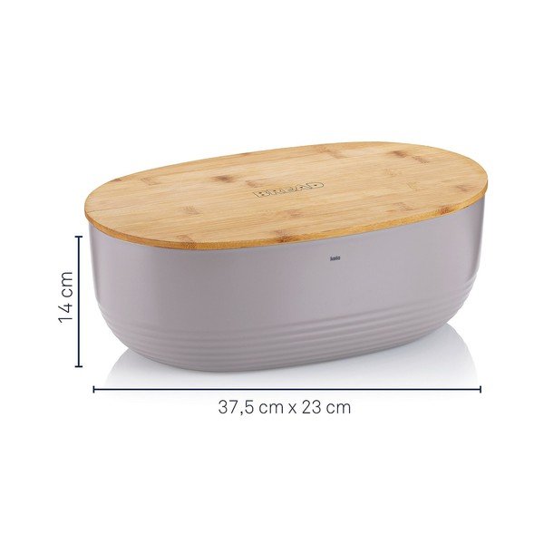 Cutie pentru pâine Kela Namur, 37,5 x 23 cm, bej-image-4