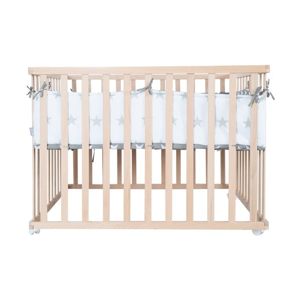 Țarc pentru copii în culoare naturală 100x100 cm – Roba-image-4