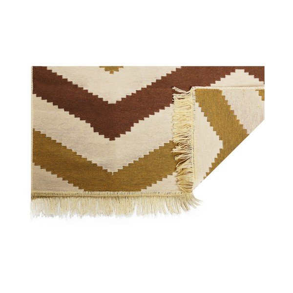 Covor ZigZag Brown, 80 x 150 cm, maro-image-2