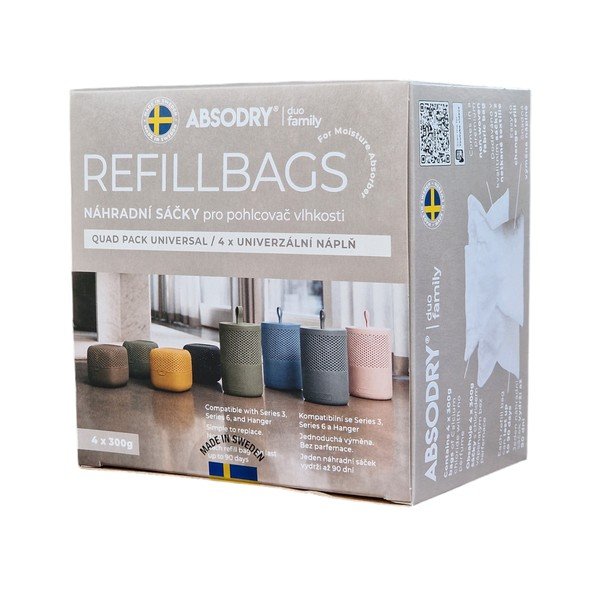 Umpluturi de rezervă pentru absorbant 4 buc. Absodry Duo Family Bag – Everbrand Sweden-image-2
